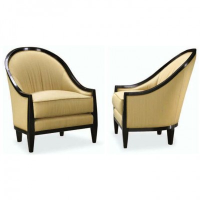 Фото Кресло на деревянной раме - стиль Ар-деко - Для гостиной - Купить в Интернет-магазине