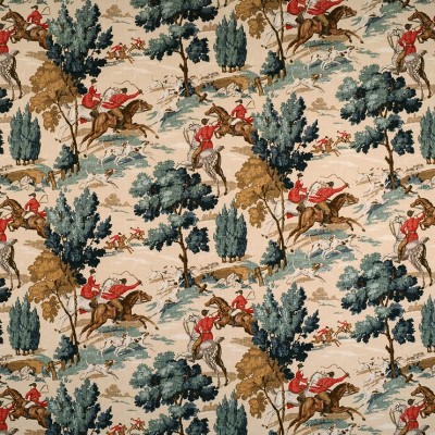 Фото Ткань портьерная с рисунком - Крупный декор - стиль Английский - Бежевый - Купить в Интернет-магазине