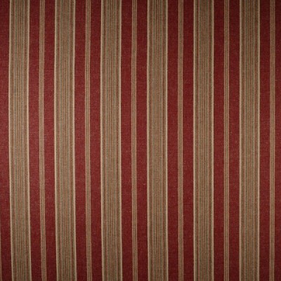 Фото Ткань портьерная с рисунком - Полоски - стиль Английский - Красные - Купить в Интернет-магазине