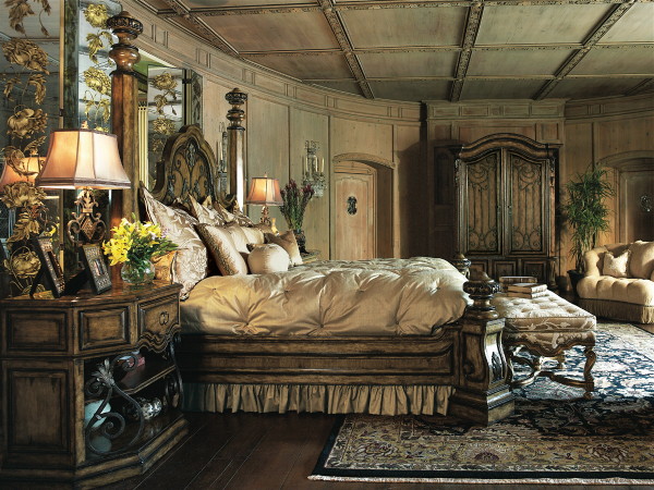 Фото Пуф, банкетка - стиль Роскошное шале - Для спальни - Купить в Интернет-магазине Фото Пуф, банкетка - стиль Роскошное шале - Для спальни - Купить в Интернет-магазине