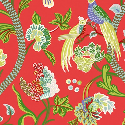 Фото Обои с рисунком - Анималистический принт - стиль Американский - Красные - Купить в Интернет-магазине