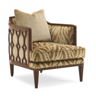 Фото Кресло на деревянной раме - стиль Гранд Салон - Для гостиной - Купить в Интернет-магазине