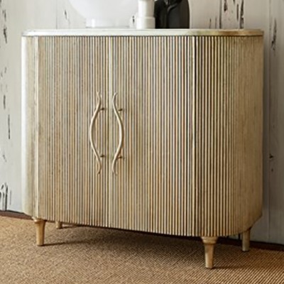 Фото Комод/буфет узкий - стиль Калифорнийский шик - Для гостиной - Купить в Интернет-магазине