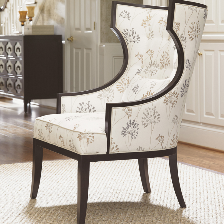 Фото Кресло на деревянной раме - стиль Transitional - Для гостиной - Купить в Интернет-магазине