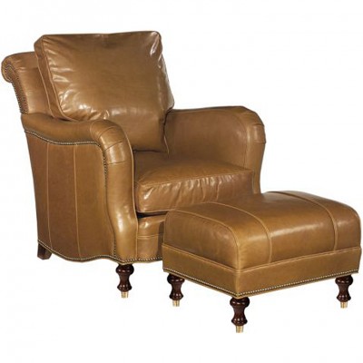 Фото Кресло обитое - стиль Американская классика - Для гостиной - удобное кресло производства США - Hickory Chair - James River - Купить в Интернет-магазине