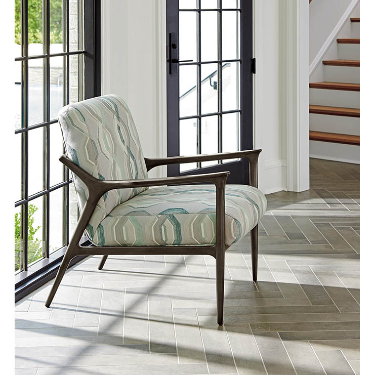 Фото Кресло обитое - стиль Ар-деко - Для гостиной - удобное кресло производства США - Lexington - Ariana - Купить в Интернет-магазине