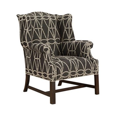 Фото Кресло обитое - стиль Американская классика - Для гостиной - удобное кресло производства США - Hickory Chair - James River - Купить в Интернет-магазине