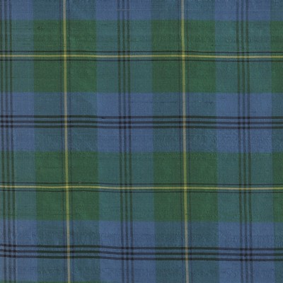 Фото Ткань портьерная с рисунком - Клетка - стиль Английский - Зеленая - Купить в Интернет-магазине