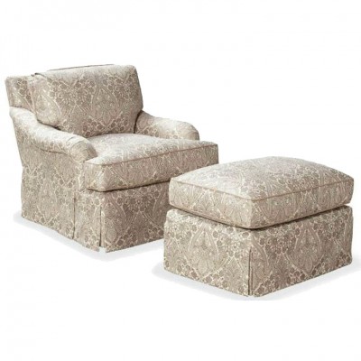 Фото Кресло обитое - стиль Ар-деко - Для гостиной - удобное кресло производства США - Swaim - Parisien - Купить в Интернет-магазине