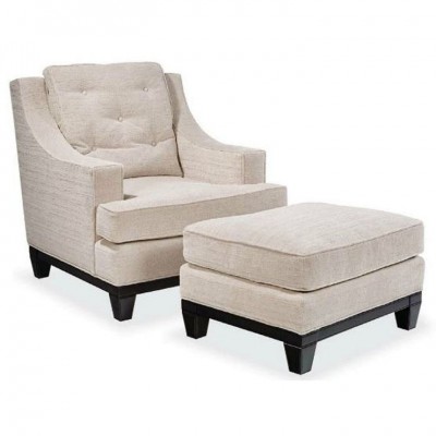 Фото Кресло обитое - стиль Ар-деко - Для гостиной - удобное кресло производства США - Swaim - Parisien - Купить в Интернет-магазине