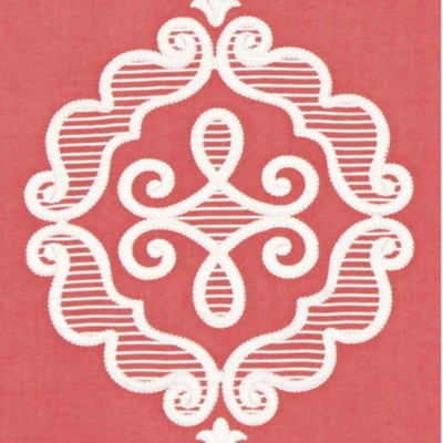 Фото Ткань портьерная с рисунком - Орнамент - стиль Американский - Розовый - Купить в Интернет-магазине