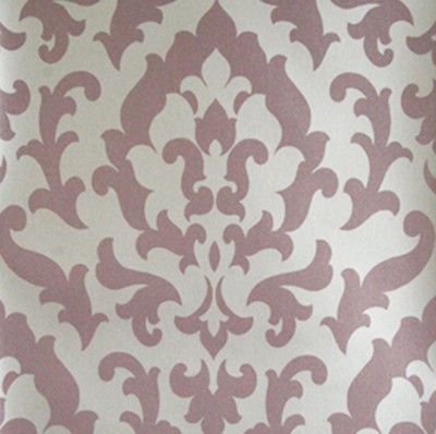 Фото Обои с рисунком - Дамаск - стиль Английская классика - Фиолетовые - Купить в Интернет-магазине