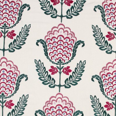 Фото Ткань портьерная с рисунком - Орнамент - стиль Американский - Белый - Купить в Интернет-магазине