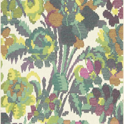 Фото Ткань портьерная с рисунком - Цветы - стиль Американский - Купить в Интернет-магазине