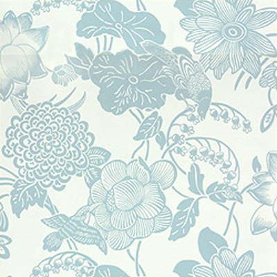 Фото Обои с рисунком - Цветы - стиль Американский - Кремовые - Купить в Интернет-магазине