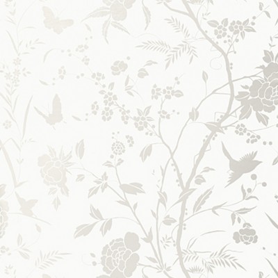 Фото Обои с рисунком - Крупный декор - стиль Американский - Белые - Купить в Интернет-магазине