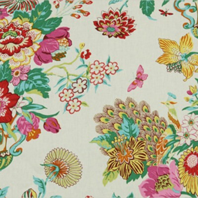 Фото Ткань портьерная с рисунком - Цветы - стиль Американский - Купить в Интернет-магазине