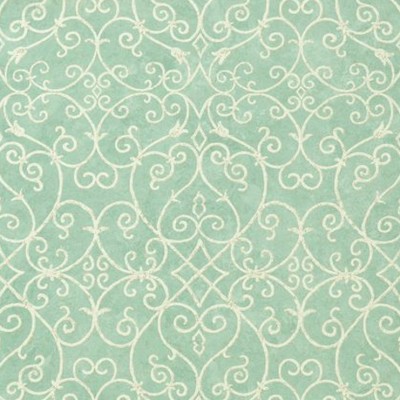 Фото Обои с рисунком - Завиток - стиль Американский - Бирюзовые - Купить в Интернет-магазине