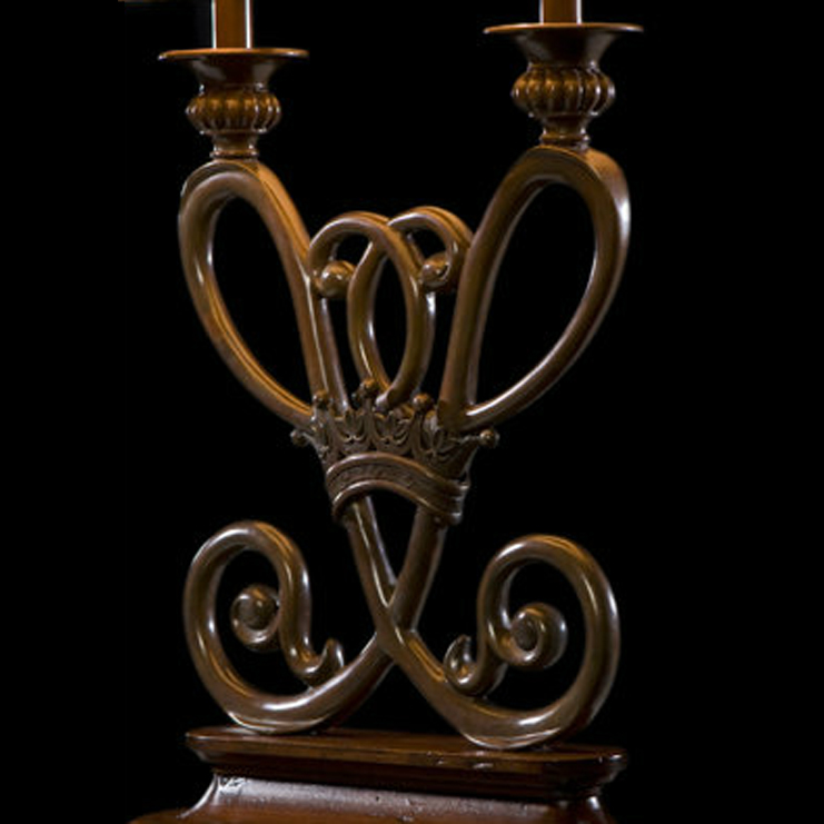 Фото Настольная лампа - стиль Английская классика - Металлическая - Купить в Интернет-магазине