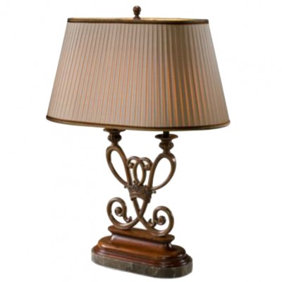 Фото Настольная лампа - стиль Английская классика - Металлическая - Купить в Интернет-магазине