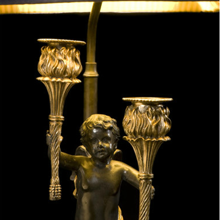 Фото Настольная лампа - стиль Английская классика - Металлическая - Купить в Интернет-магазине