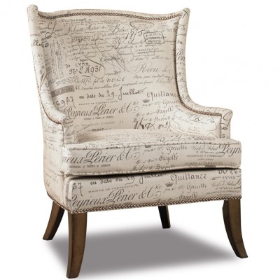 Фото Кресло обитое - стиль Американская классика - Для гостиной - удобное кресло производства США - Hooker - Harrison upholstery - Купить в Интернет-магазине