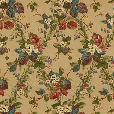 Фото Ткань портьерная с рисунком - Цветы - стиль Английский - Купить в Интернет-магазине