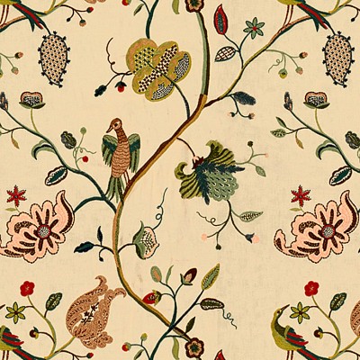 Фото Ткань портьерная с рисунком -  - стиль Английский - Купить в Интернет-магазине