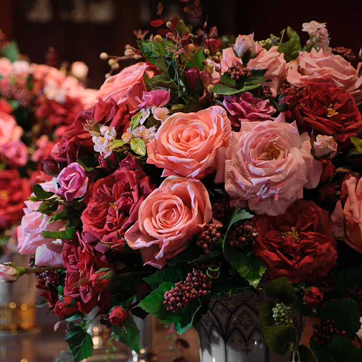 Фото Цветы - стиль Дизайнерский - Шёлковые - В наличии - Купить в Интернет-магазине