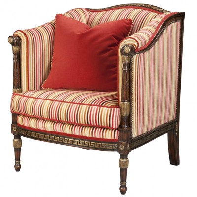 Фото Кресло обитое - стиль Английская классика - Для гостиной - удобное кресло производства США - Theodore Alexander - Althorp living history - Купить в Интернет-магазине