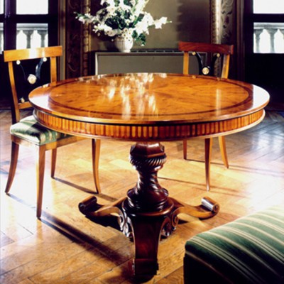 Фото Стол обеденный - стиль Русский дворцовый - Для столовой - большие обеденные столы производства США - Colombo Mobili - Russian empire - Купить в Интернет-магазине