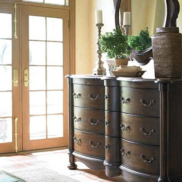 Фото Комод/буфет широкий - стиль Американское наследство - Для спальни - Купить в Интернет-магазине