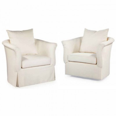 Фото Кресло обитое - стиль Ар-деко - Для гостиной - удобное кресло производства США - Swaim - Kaleidoscope upholstery - Купить в Интернет-магазине