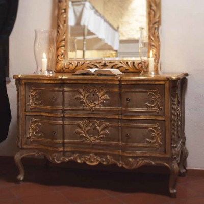 Фото Комод/буфет широкий - стиль Французский шик - Для спальни - Купить в Интернет-магазине