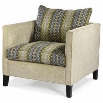 Фото Кресло обитое - стиль Ар-деко - Для гостиной - удобное кресло производства США - Swaim - Kaleidoscope upholstery - Купить в Интернет-магазине