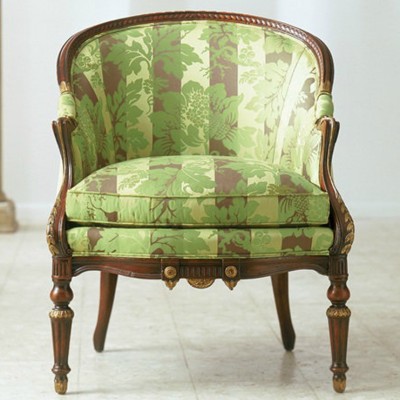 Фото Кресло на деревянной раме - стиль Английская классика - Для гостиной - Купить в Интернет-магазине