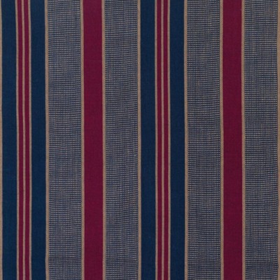 Фото Ткань портьерная с рисунком - Полоски - стиль Современный - Синие - Купить в Интернет-магазине