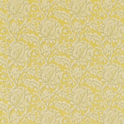 Фото Ткань портьерная с рисунком - Дамаск - стиль Английский - Желтый - Купить в Интернет-магазине