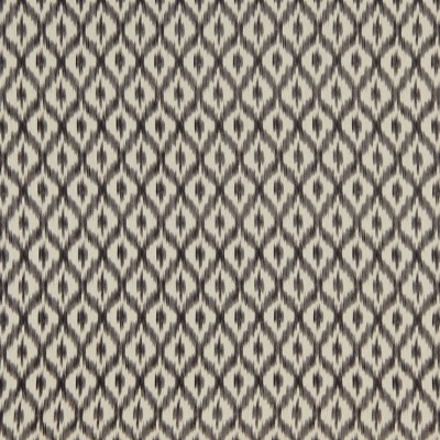 Фото Ткань портьерная с рисунком - Орнамент - стиль Американский - Черный - Купить в Интернет-магазине