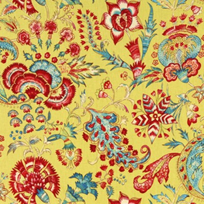 Фото Ткань портьерная с рисунком - Цветы - стиль Американский - Купить в Интернет-магазине