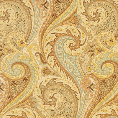 Фото Ткань портьерная с рисунком - Завиток - стиль Американский - Желтый - Купить в Интернет-магазине