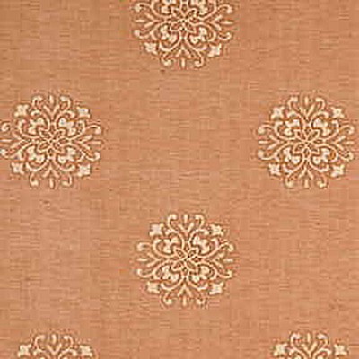 Фото Ткань портьерная с рисунком - Орнамент - стиль Английский - Оранжевый - Купить в Интернет-магазине