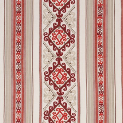 Фото Ткань портьерная с рисунком - Орнамент - стиль Американский - Светло-серый - Купить в Интернет-магазине