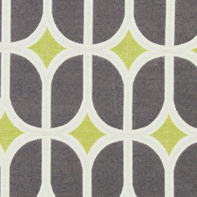 Фото Ткань портьерная с рисунком - Орнамент - стиль Американский - Серый - Купить в Интернет-магазине