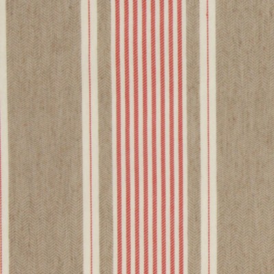 Фото Ткань портьерная с рисунком - Полоски - стиль Американский - Коричневые - Купить в Интернет-магазине