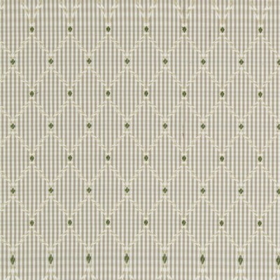 Фото Ткань портьерная с рисунком - Клетка - стиль Американский - Бежевая - Купить в Интернет-магазине