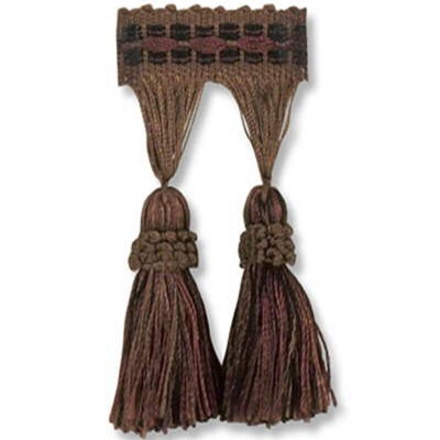 Фото Отделка для текстильных изделий - Тесьма - стиль Английский - Коричневая - Купить в Интернет-магазине