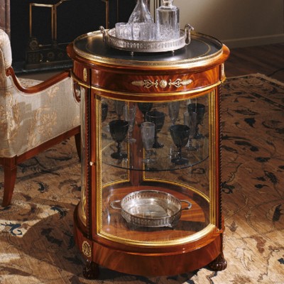 Фото Витрина узкая - стиль Русский дворцовый - Для гостиной - Купить в Интернет-магазине