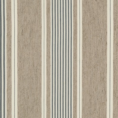 Фото Ткань портьерная с рисунком - Полоски - стиль Американский - Коричневые - Купить в Интернет-магазине