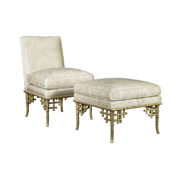 Фото Кресло обитое - стиль Американская классика - Для гостиной - удобное кресло производства США - Hickory Chair - James River - Купить в Интернет-магазине